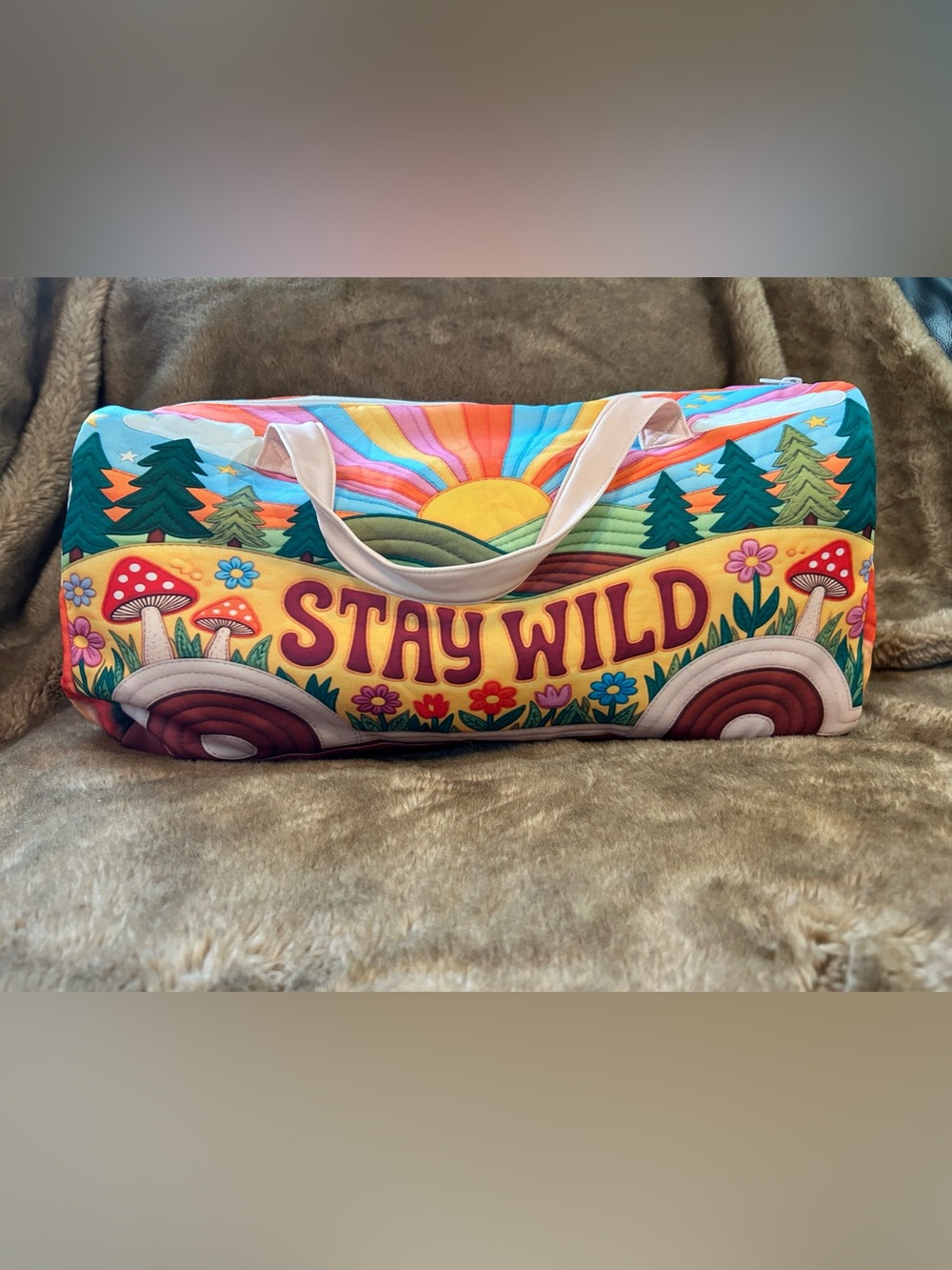 Stay Wild Colorful Travel Duffle Bag - Multicolor - Picture 2 of 10